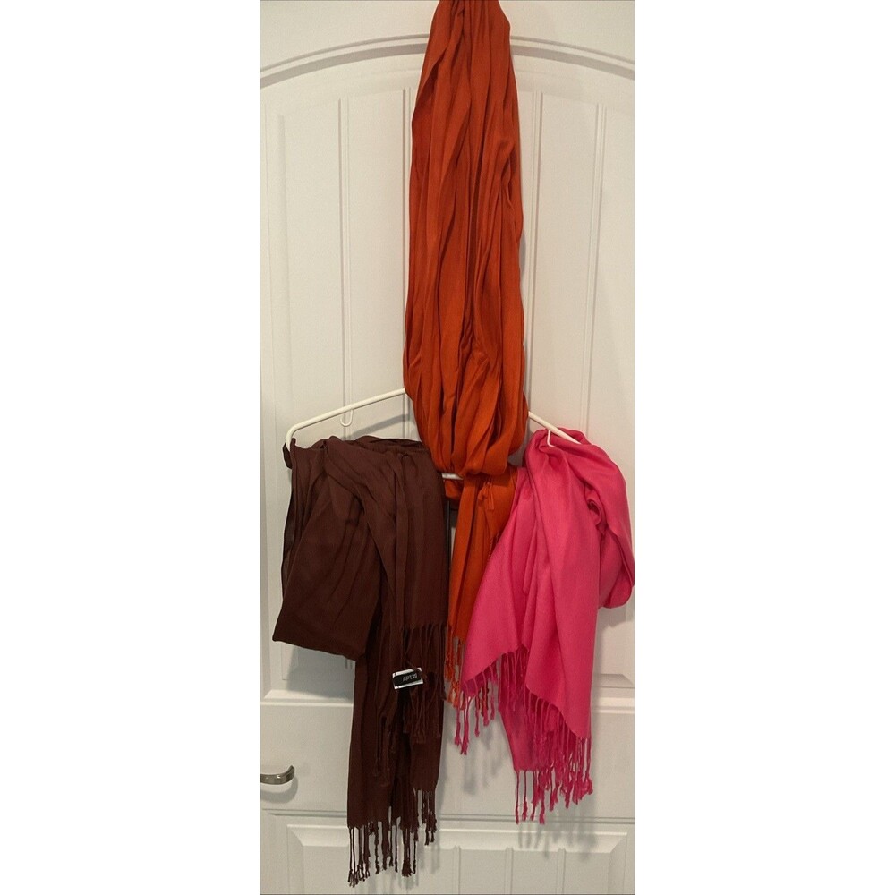 NWOT Apt 9 & Unbranded Women’s Multi-Wear WRAP SCARVES One Size Set Of 3